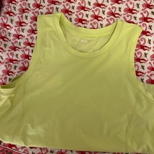 DSG dicks sporting goods line green athletic tank